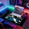 Custom Name Personalized Michael Jackson Pattern Mousepad, Laptop PC Desk Mat, Decorative Desk Mat for Home Keyboard Pad Gift