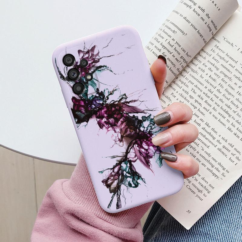 Case For Samsung Galaxy A53 5G A 53 Back Cover Protective Silicone Funda Fashion Marble Stone Texture Coque For Samsung A53 Capa