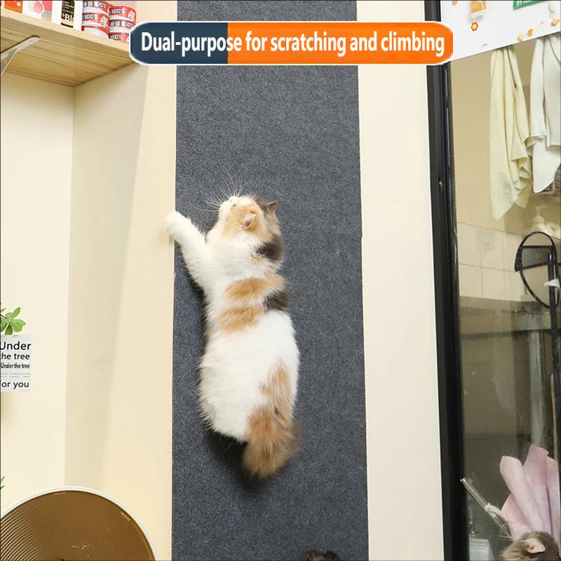 Anti Cat Scratch Sofa Protection Cover Cat Scratch Mats Self-adhesive Wall Sofa Stickers For Cats Claw Grinding Kitten Toys