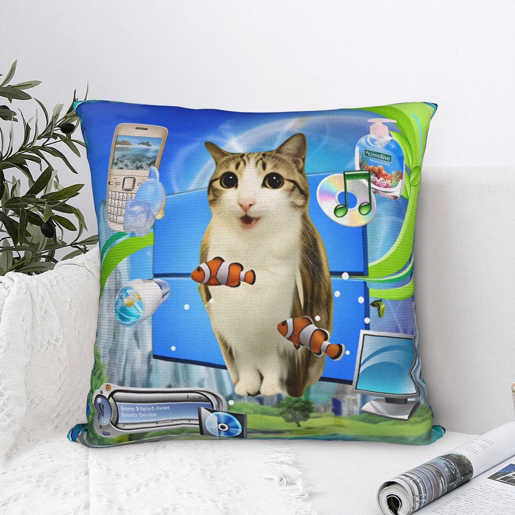 Frutiger Aero Ästhetik Kissenbezug Vintage Kissenbezug für Couch Sofa Schlafzimmer Weiche Kissenbezüge Geschenkidee