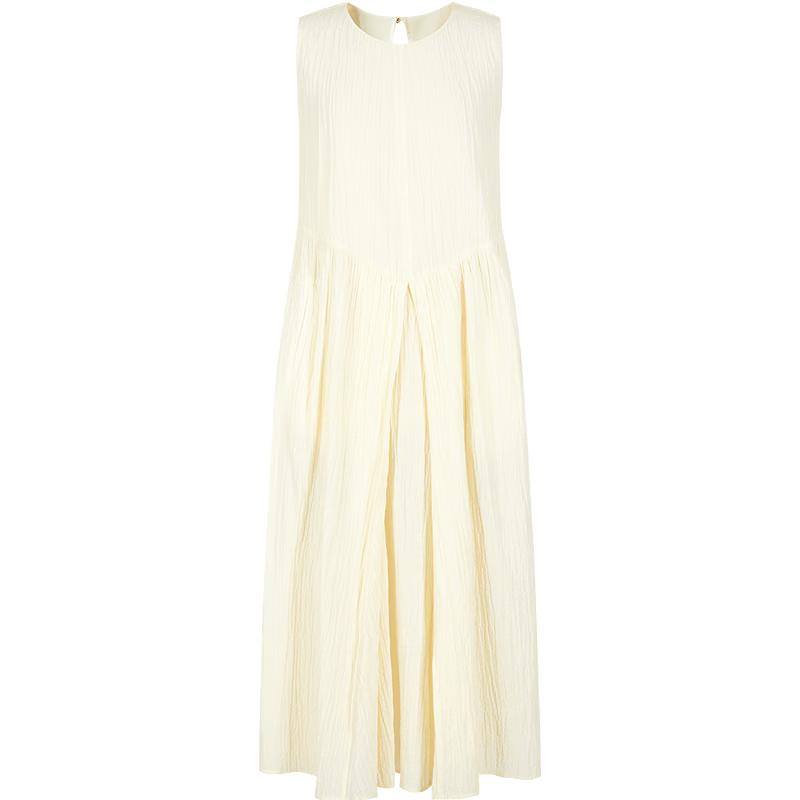 Annaco Lyocell Bubble Cotton Sleeveless Dress