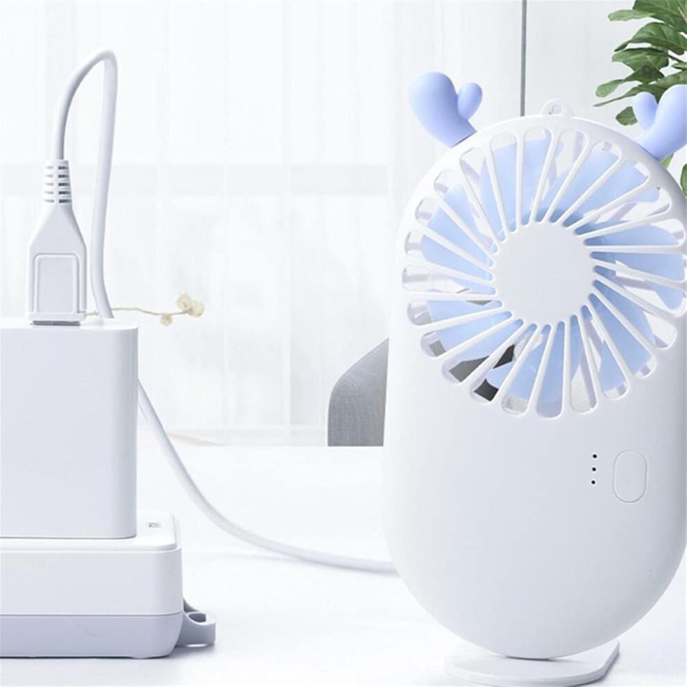 Mini Handheld Fan Cute USB Chargeable 3 Mode Adjustable Summer Cooler