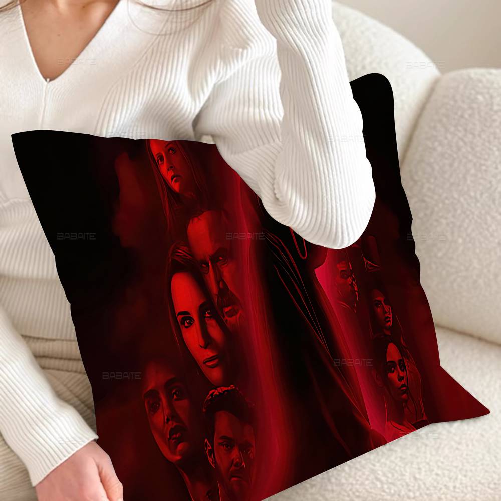 S-Scream G-Ghostface Cushion Cover Polyester Sofa Cushions Decorative Throw Pillows Home Decoration Pillowcover
