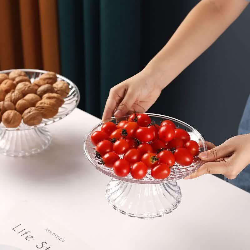 Transparent European Style Acrylic Fruit Plate