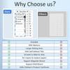 Improve Efficiency with Magnetic To Do List Chore Chart Portable Daily Routine Board for Kids and Adults Erase Board