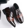 Preferred new leather shoes men's casual shoes business dress office shoes men's 464748 large size shoes