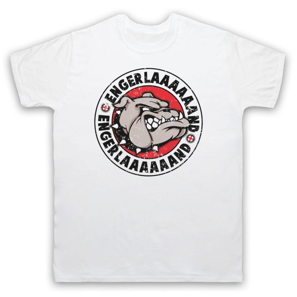 

English Bulldog England Parody Engerlaaaaaand Funny Mens And Womens T-Shirt L