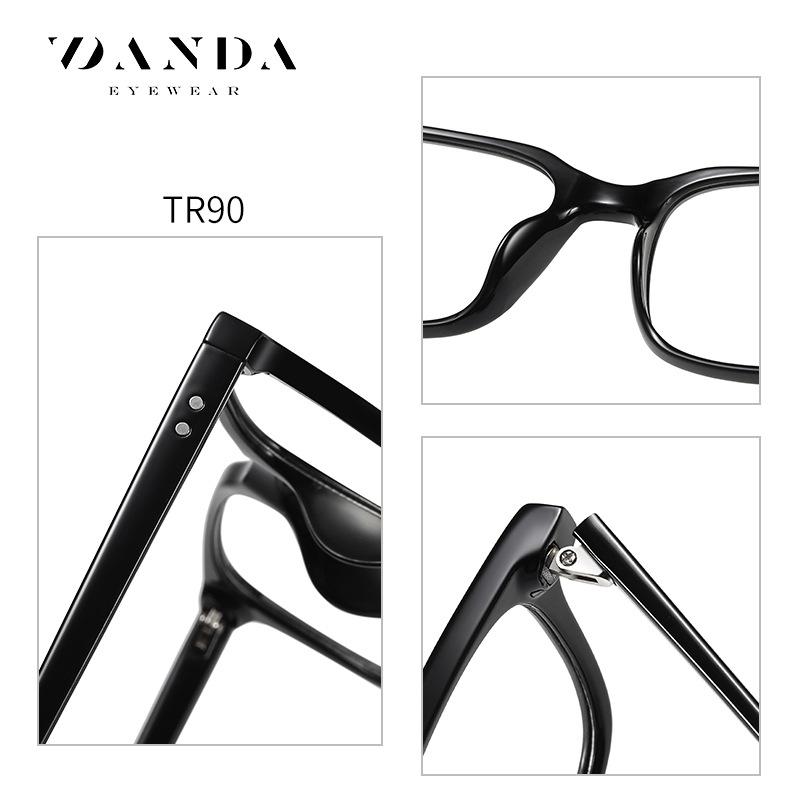 New smart light-sensing anti-blue light photochromic glasses Unisex tr Plain glasses Outdoor UV protection glasses