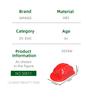 269 Pcs/lot NO.3834W Child-Safe Cap Helmet Block Moc Colour Accessories Works With featuring Brick DO IT YOURSELF Children's Toy Assembly Parts