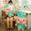 Cute Cute Pig Doll Plush Toy Wearing Hat Pig Doll Children's Company Soothing Doll