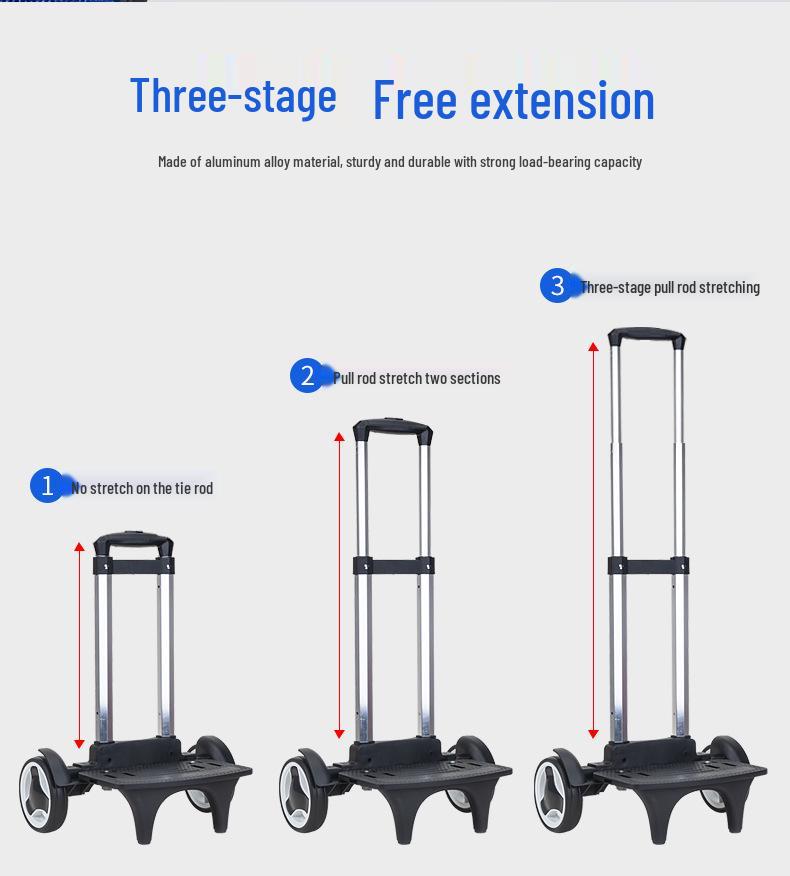Afneembare Trolley Rugzak voor Groep 3-9, Grote Capaciteit, Basisschool & Middelbare School voor Jongens.