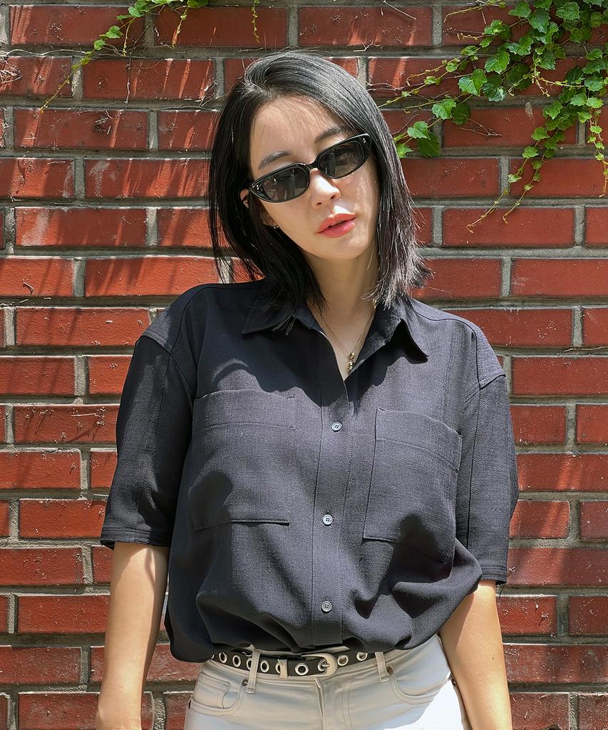 MAISON MASTER Karina Black Sunglasses (Uv Protection)