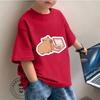 Cute children's fashionable T-shirt Capybara illustration perfect for summer wear
