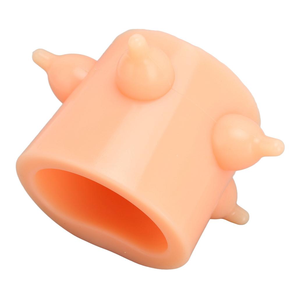 Pet Milk Feeder Food Grade Silicone Simulation Multi Nipple Small Pet Nursing Bowl for Kitten Puppy