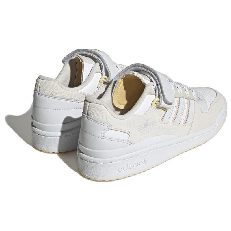 Adidas Women's Forum Low 'Off White Almost Yellow' Women's Sneakers ID2559