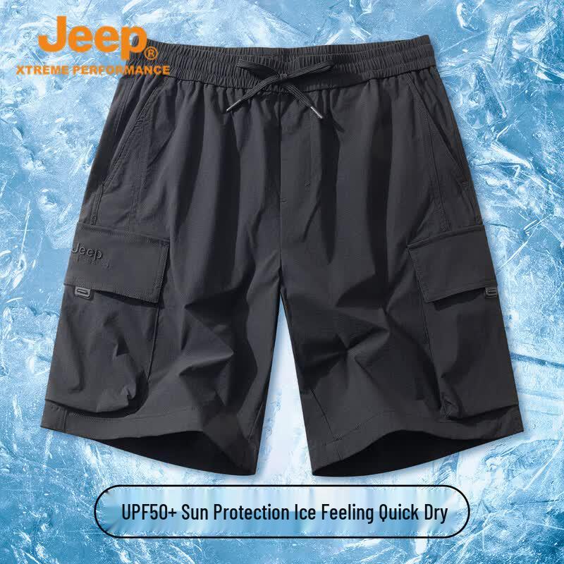 JEEP Men s Quick-Dry Cargo Shorts L