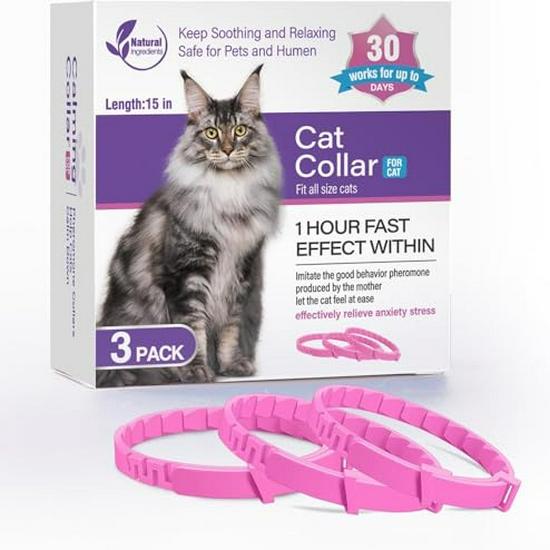 Pet Anxiety Relief Calming Collar for Cats and Dogs