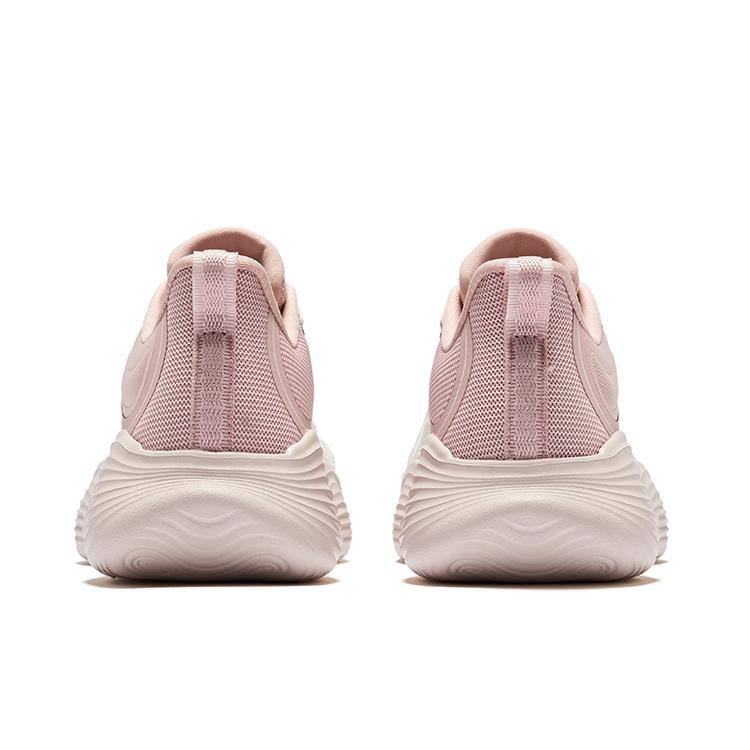 Erke Bobo Bounce 2 Pro Comfortable Versatile Shock Absorbing Durable Low Top Running Shoes Women Sneakers Pink White 52125103315-004