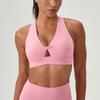 Yoga Bra With Removable Pads Quick Dry Back Closure Shockproof Fitness Underwear