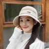 Autumn and Winter Women's Fisherman Hat Knitted Hat Sweet Korean Version Outdoor Leisure Hat