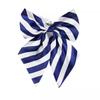 Jiaoxia Women's Striped Bow Tie Collar Accessory