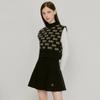 Rick A-Line Simple Elastic Wool Skirt (Black)_L3C1-Ns06K