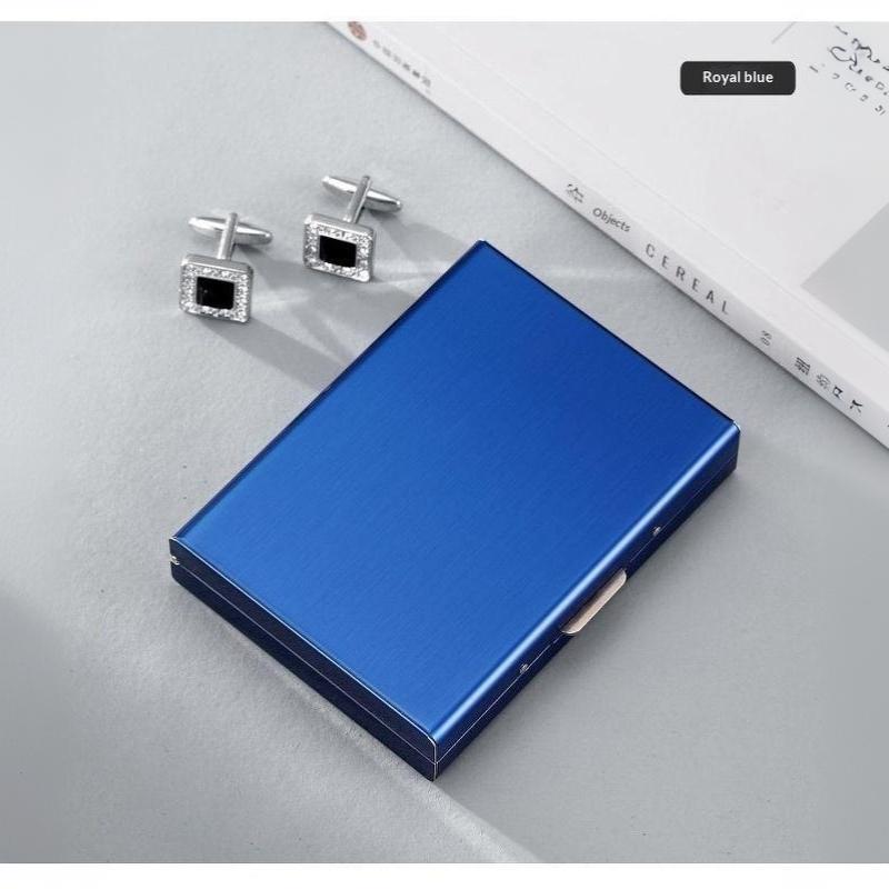 6/10 Slots Stainless Credit Card Holder Men Women Slim Anti Rfid Travel Id Debit Card Metal Case