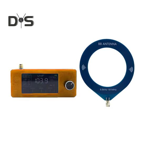 0,5–108 MHz tragbares Mini-Radio, wiederaufladbar, Taschenformat, 1,9-Zoll-IPS-Bildschirm, Allband-Radioempfänger, HF/SW/MW/VHF-Radio