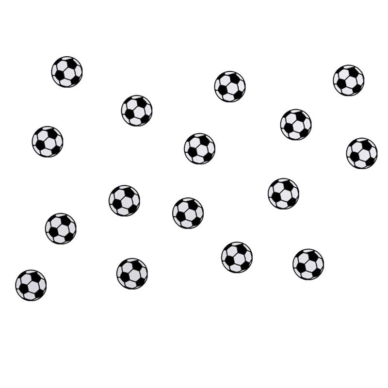1 Sheet 20pcs/Set Sports Boys Bedroom Art Vinyl Wall Sticker Football Soccer Ball Wall Sticker