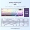 AULA S99PRO Silent Mechanical-Feel RGB Keyboard: Ergonomic, Long Battery, Triple-Mode