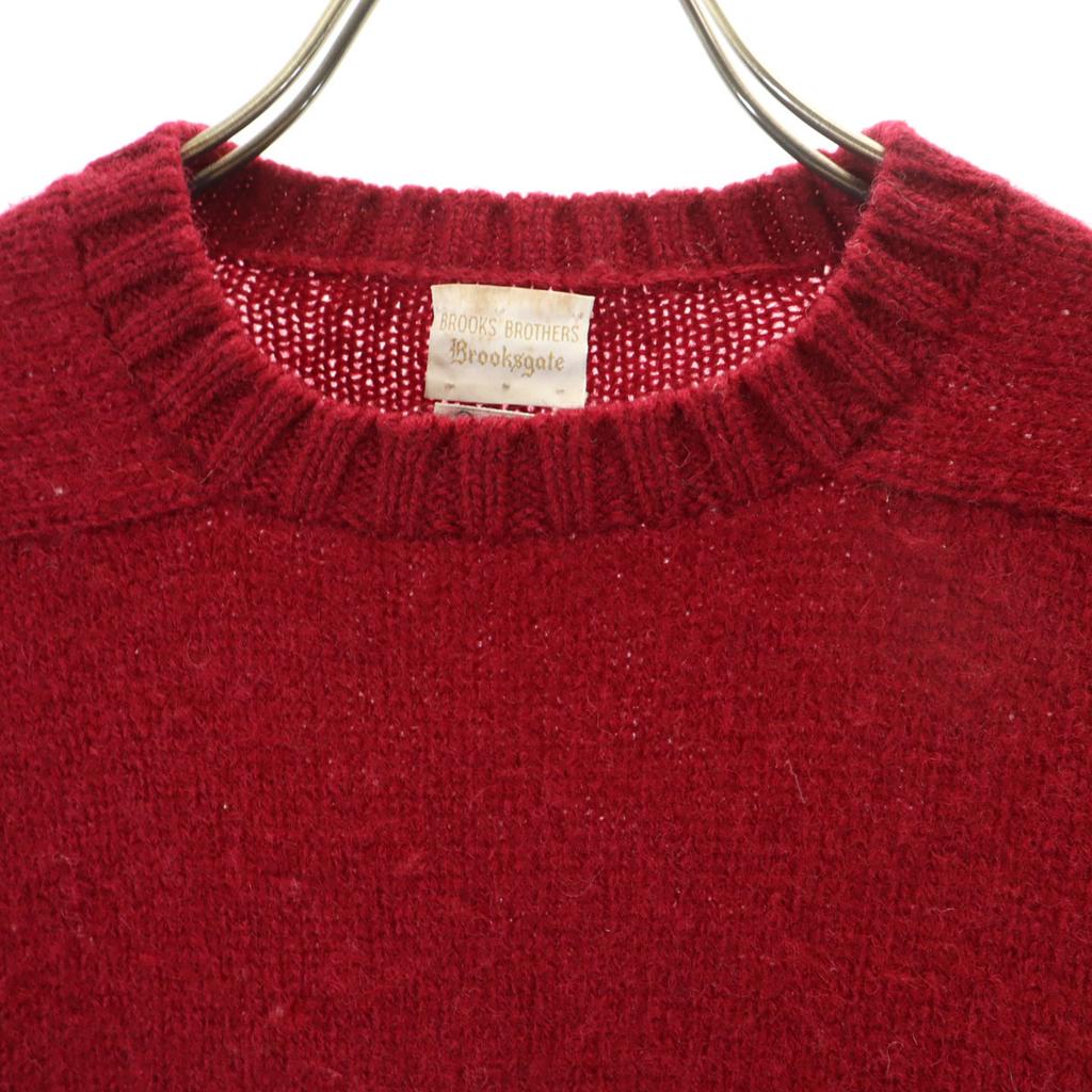Brooks Brothers 80s 100% wool vintage Long sleeve Crew neck sweater knit Men's Used