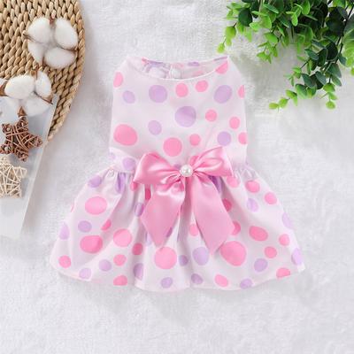 Spring Summer Cat Princess Dress Pet Sunflower Skirts Pet Clothes Comfortable Soft Puppuy Dogs Cats Dress