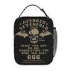 Avenged Sevenfold Rock Insulated Lunch Bags Cooler Bag Reusable Leakproof Tote Lunch Box Food Handbags College Outdoor