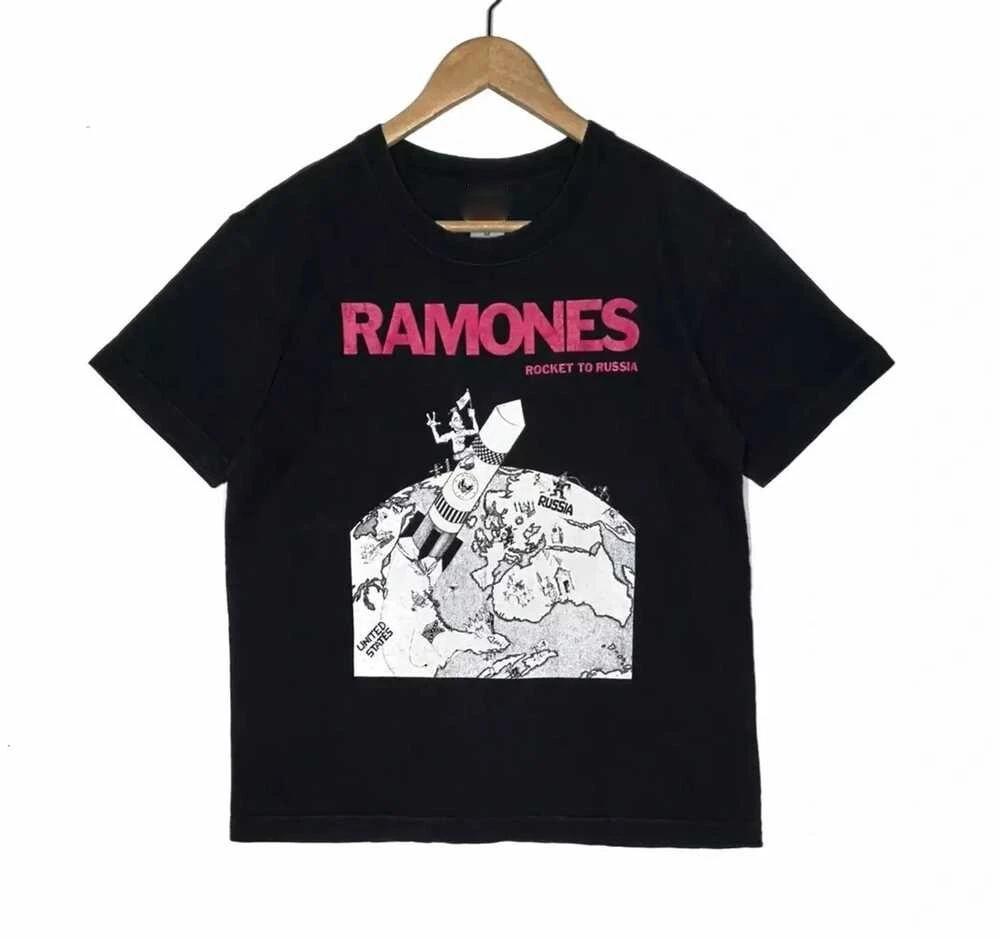 Ramones Rocket To Russia T-Shirt Cotton Unisex Short Sleeve Size S-5XL M009 S
