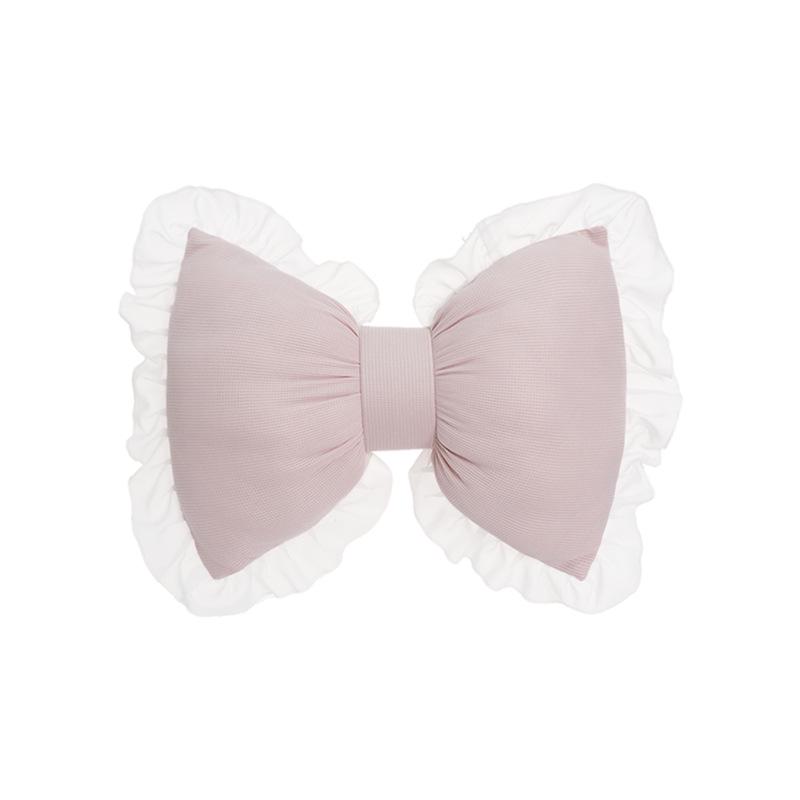 Lace-Edged Butterfly Car Neck & Lumbar Support Pillow - Universal, Comfortable & Breathable for All Seasons