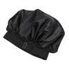 Sleep Bonnet Adjustable Head Wrap Anti Slip Double Layer Hair Bonnet for Long Curly Braided Hair Black with Black Lining