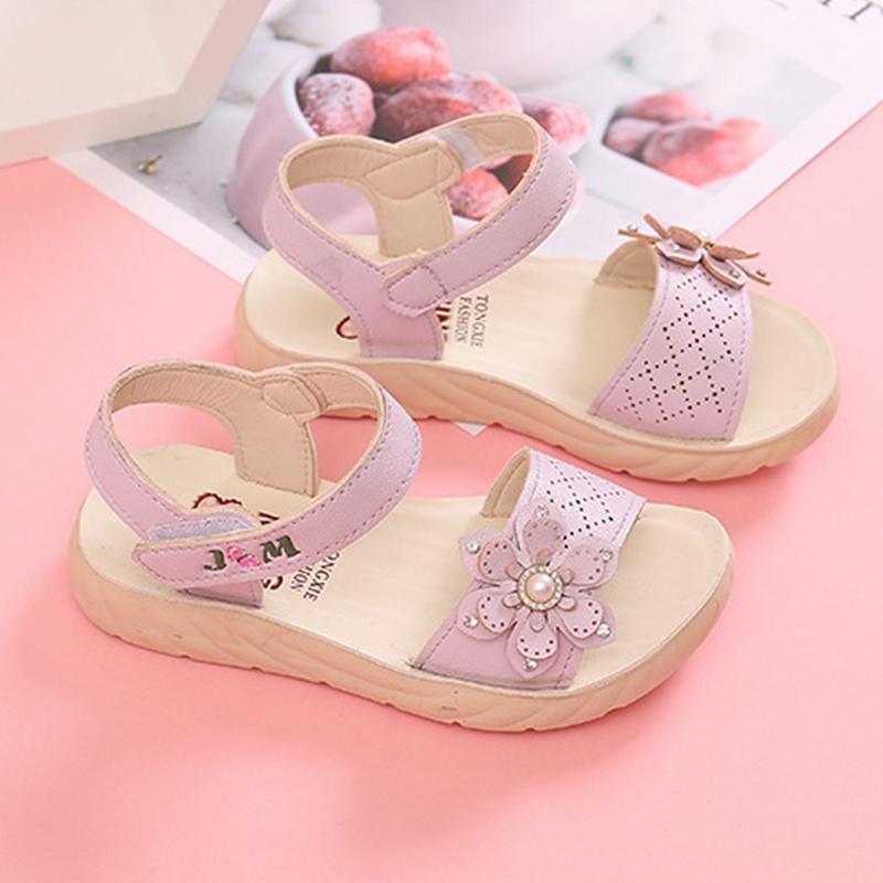 Children's Sandals Summer New Girls Sandals Sports Beach Shoes Baby Shoes