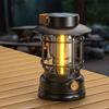 Outdoor Solar Camping Lantern IPX4 Waterproof USB Rechargeable LED Light Super Bright Lightweight Hiking Tent Hanging Emergency Lamp