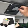 geneX Car Sun Visor Card Glasses Pen Small Item Convenient Gadget Accessories, Mount, Holder, Holder, Holder, Storage, (Black)