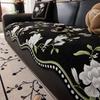 Retro Special-Shaped Sofa Cushion Universal In All Seasons, New Leather Sofa Seat Cushion, Non-Slip Light Luxury High-End Sofa Cover Towel
