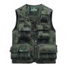 Frühling und Herbst Neue Camo Schnelltrocknende Multi-Bag-Weste für Herren Outdoor Freizeit Mesh-Weste