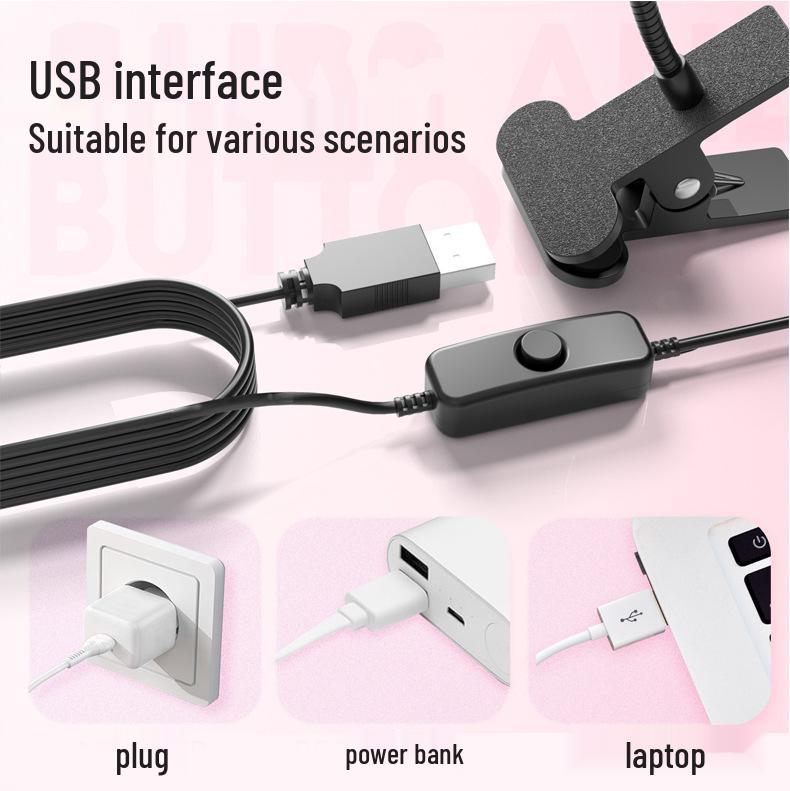 Foot-Controlled LED Gooseneck UV Nail & Phone Repair Lamp