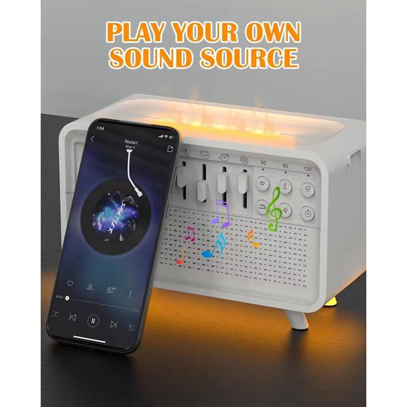 Aroma Humidifier with Sleep Aid Night Light White Noise Machine Ultrasonic Essential Oil Diffuser for Home Bedroom Atmosphere