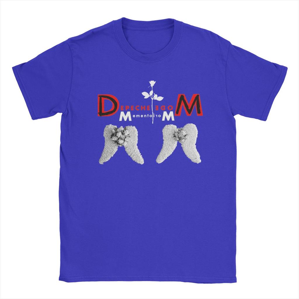 Vintage Depeches Cool Modes T-Shirts Men Crewneck Pure Cotton T Shirt Short Sleeve Tee Shirt Printing Tops