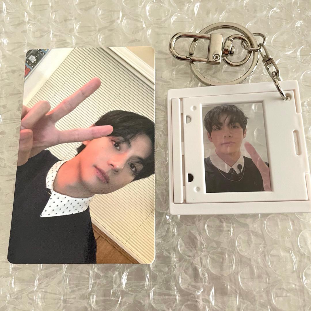 [Б/У] Брелок-фотокарточка BTS Альбом ARIRANG Ранняя птица Тэхён