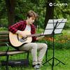 CAHAYA Desktop Foldable Music Stand with Sheet Music Reading Desktop Writing Music Book Desktop Menu Projector Laptop Heat Vertical Lightweight Sheet