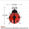1-4Pcs Solar Ladybug Lamp Outdoor IP65 Waterproof Anti Corrosion LED Solar Powered Light For Garden Lawn Tree Landscape Decor