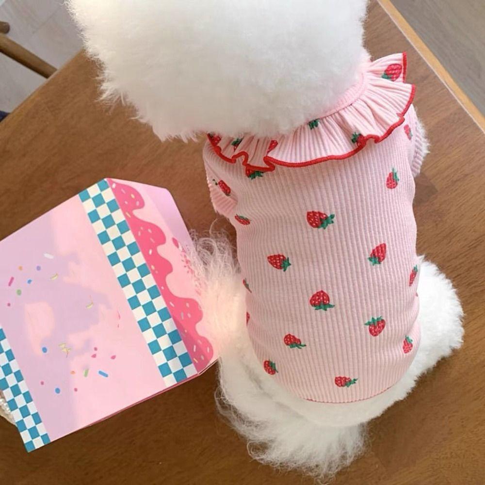 Cute Pet Clothes Fashion Cat Skirt Pet Supplies Dog Vest  Puppy