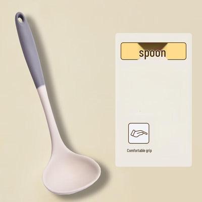 ZISIZ Silicone Soup Spoon Set