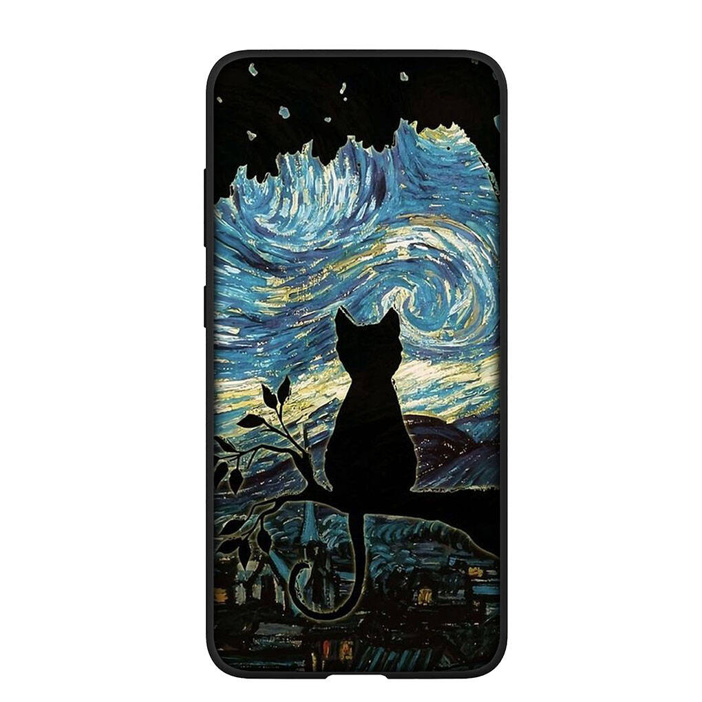 Phone Case for Samsung Galaxy S25 S23 S22 S24 Ultra FE S8 A05 A06 A15 A16 A36 A37 A35 A54 A55 A56 A57 A25 A26 A53 Starry Night Van Gogh Painting Cover